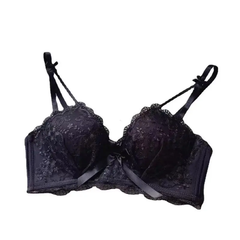 Anti Sagging Bralette Mujer Seamless Bras for Women Sexy Lingerie Korean Push Up Bra Brassiere Black Underwear Cute Korean Style 4