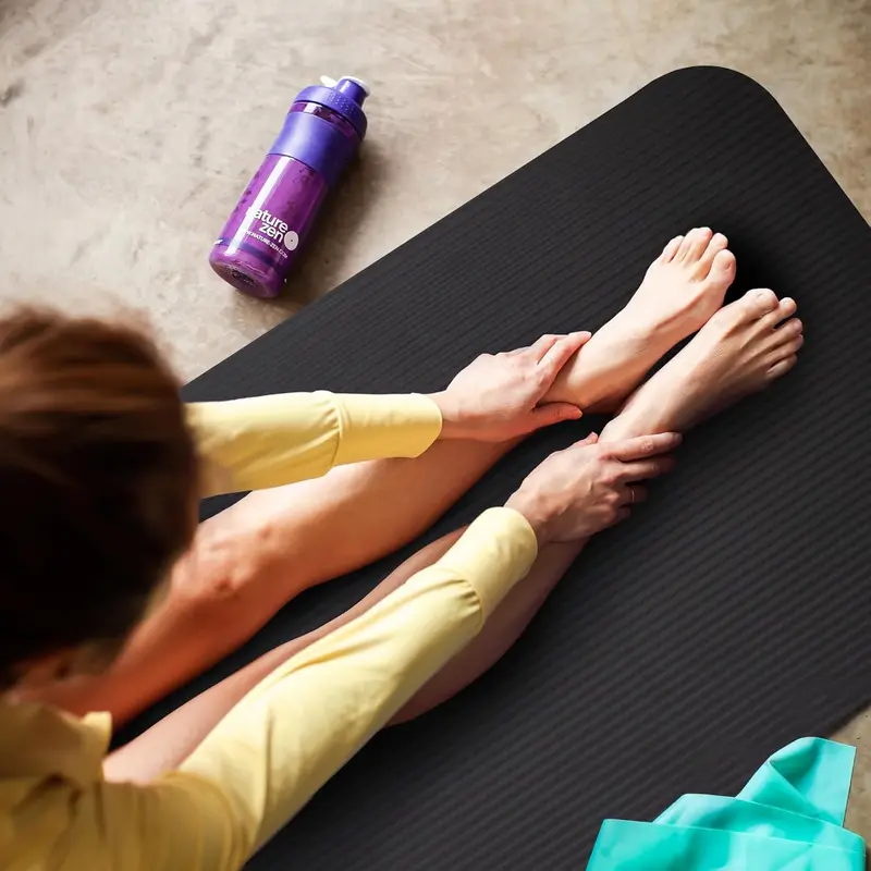 Extra Thick Foam Exercise Mats for Pilates, Stretching, Resistance Workout & Therapy 6