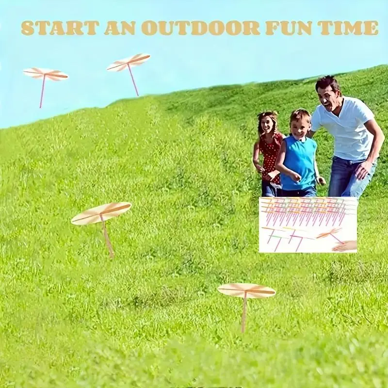 15/30/45pcs Vibrant Dragonfly Flying Toys Collection - Easy-to-Assemble, Brightly Colored, Portable, and Educational Game Toys for Parties, Gatherings, and Outdoor Play, Perfect as Halloween and Christmas Gifts 7