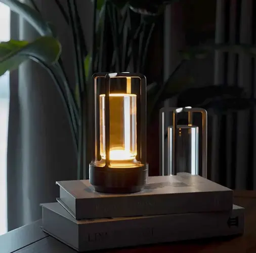 Modern LED Table Lamp USB Rechargeable Lamp Dimmable Bar Night Light ​Cordless 4