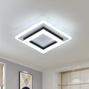 LED Ceiling Light Modern Ceiling Lamp 24W Square Cool White Bedroom Wall Light