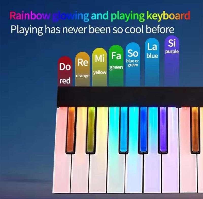 Product Introduction of Pop Piano Light Guided Teaching Keyboard 0
