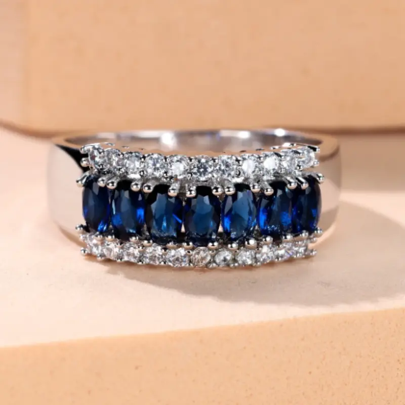 Simple fashion design round ring for women, gift for daily wear 2