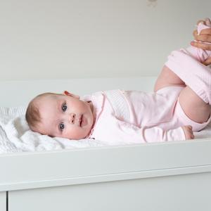 Pink Waffle Tiny Baby 3pc Set and Hat