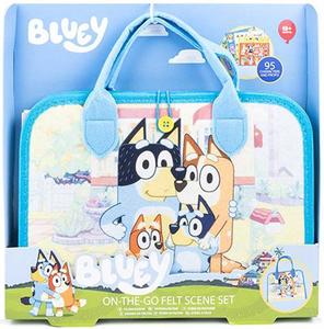 Bluey On The Go Felt Scene Set