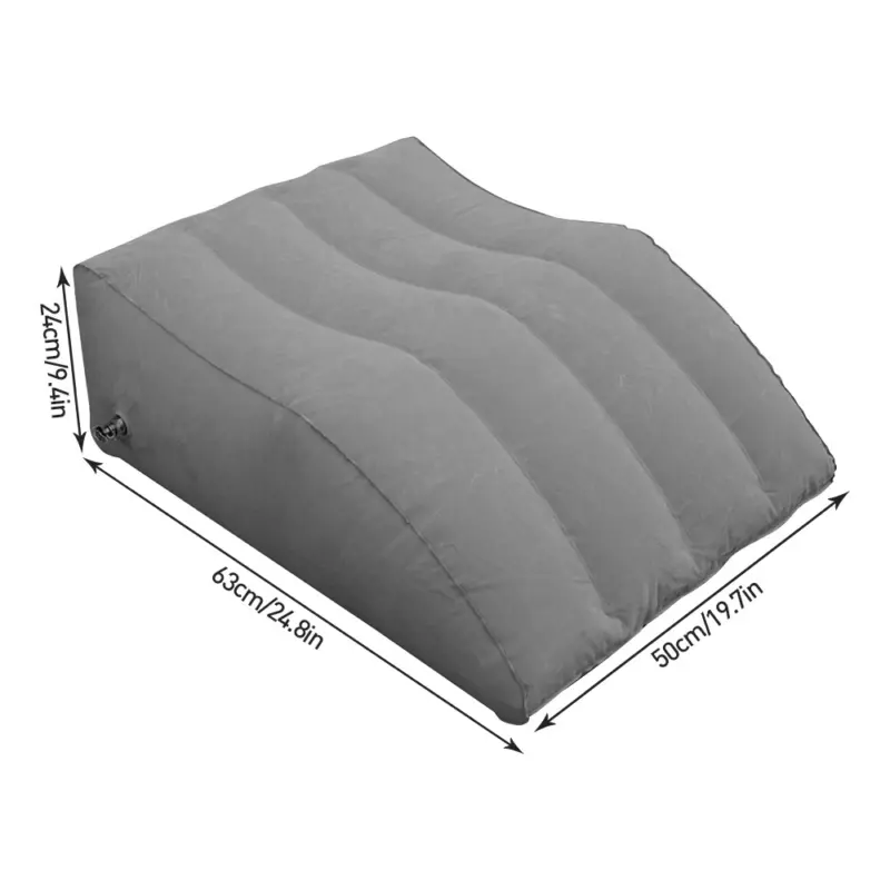 Inflatable Elevation Wedge Leg Foot Rest Raiser Support Pillow Cushion with Pump 5