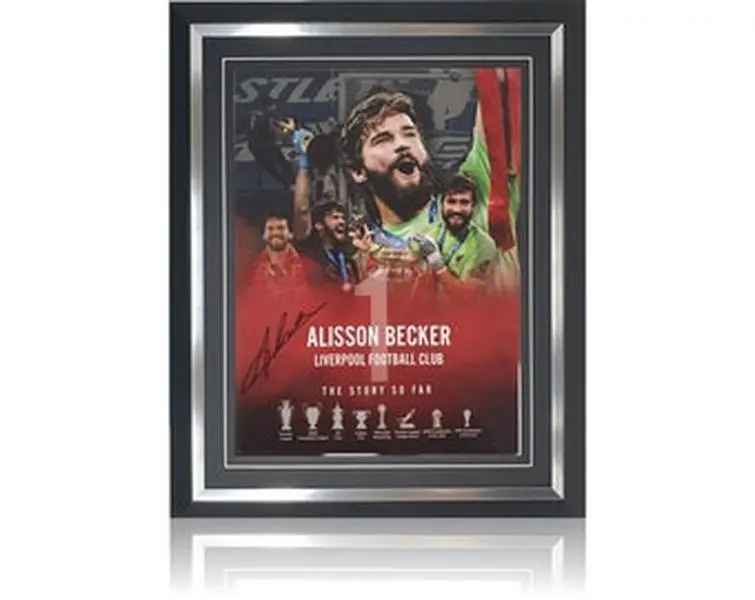 Alisson Becker Hand Signed 12" x 16" Montage In Classic