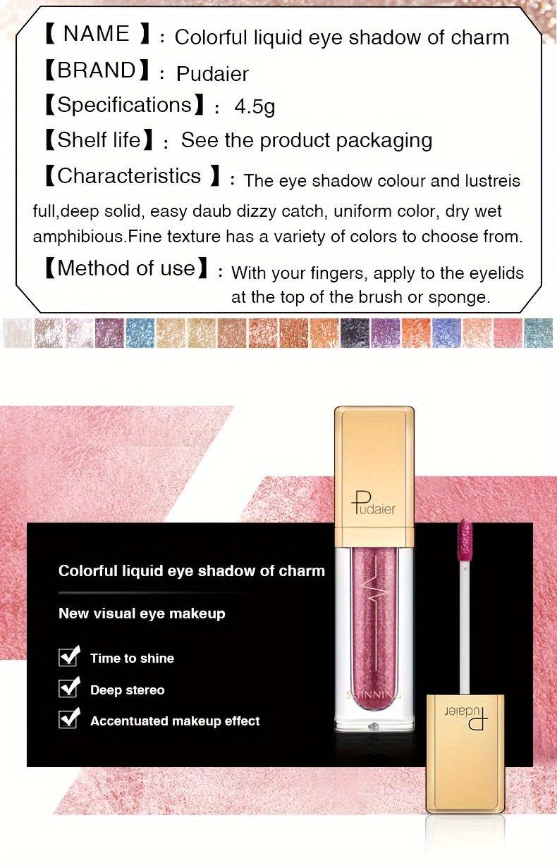 Product Introduction of Quick-Drying 18 Color Liquid Eyeshadow Stick - Long Lasting Eye Glitter Makeup for Music Festival and All Saints' Day 1