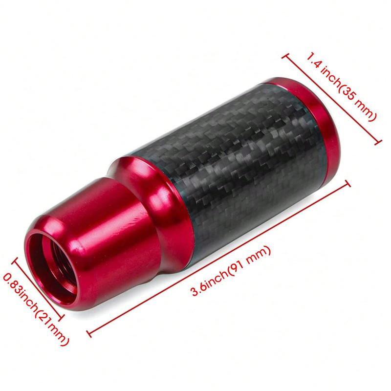 Automotive Gear Knob Shift 5/6 Speed Universal Aluminum Shift Lever With 3 Adapters 2