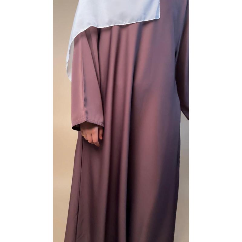 Nida closed abaya with pocket | Neutrals 5