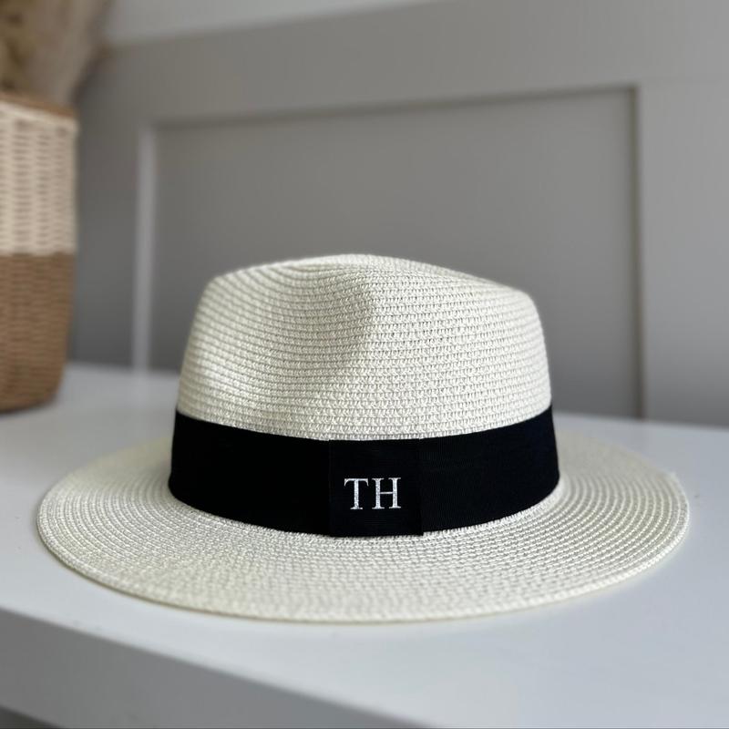 Personalised Straw Panama Hat 8
