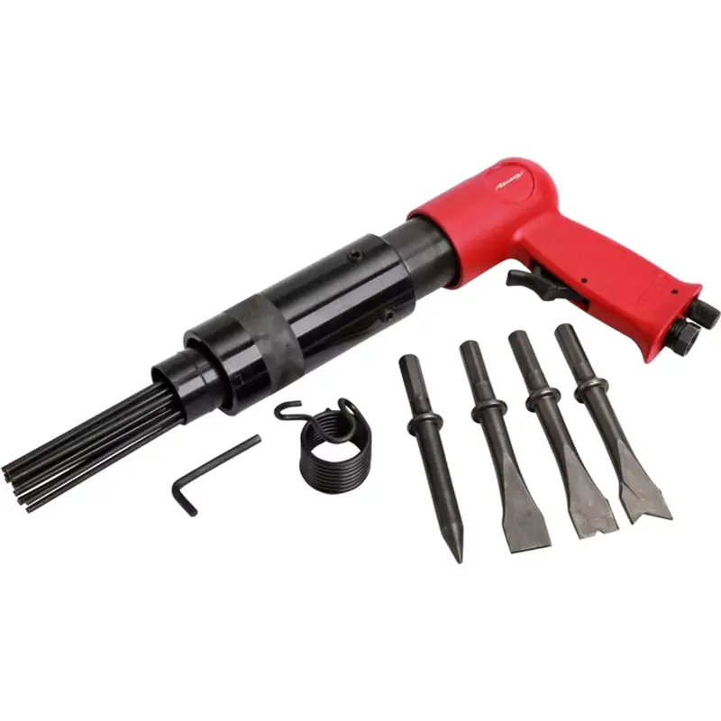 Neilsen Air Hammer Chisel Descaler Needle Gun With 4 Chisels Tool For Compressor 2