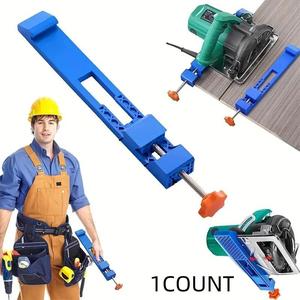 Adjustable Cutting Machine Base Rail, Circular Saw Milling Positioning Clamp, Precision Wood Cutting Guide, Thin Saw Blade Clamp Table Saw Clamp Guide