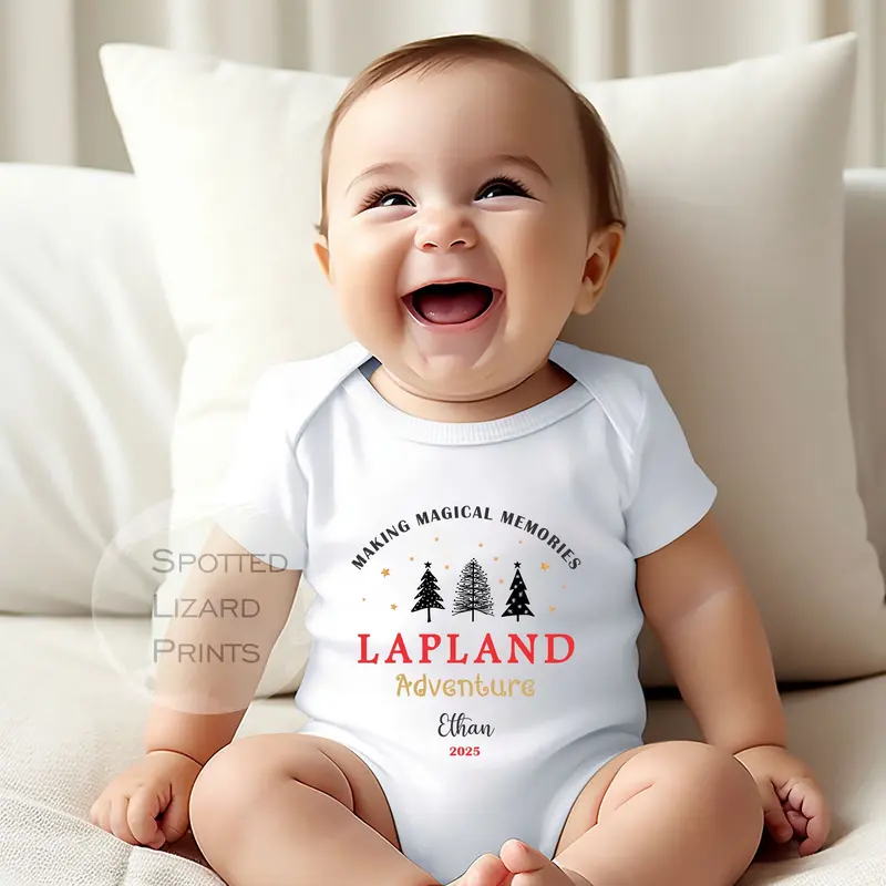 Personalised Lapland Sweatshirt 2025, Matching Family, Lapland Adventure, Children Jumper, Kids Baby Vest, Sleepsuit or T-shirt Lapland 2025 2