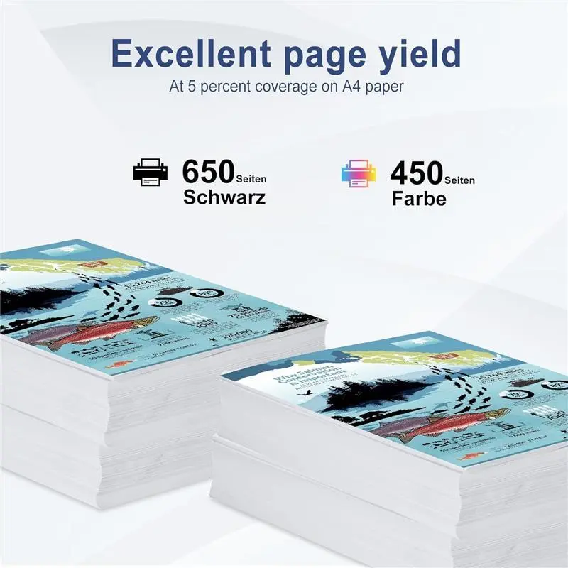 305 Ink Cartridges Black and Colour, 305 XL Ink Cartridges Replacement for HP DeskJet 2700 2710 2720 2722 2800 2810e 2820 Plus 4100 4120 4130 Envy 6000 6010 6020 6030 6032 Pro 6400 6430 6432 3