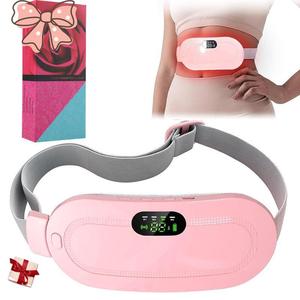 Menstrual Heating Pad Smart Uterus Warmer Belt, Cordless Waist Belt, Vibrating Abdominal Massager Uterus Warmer For Women