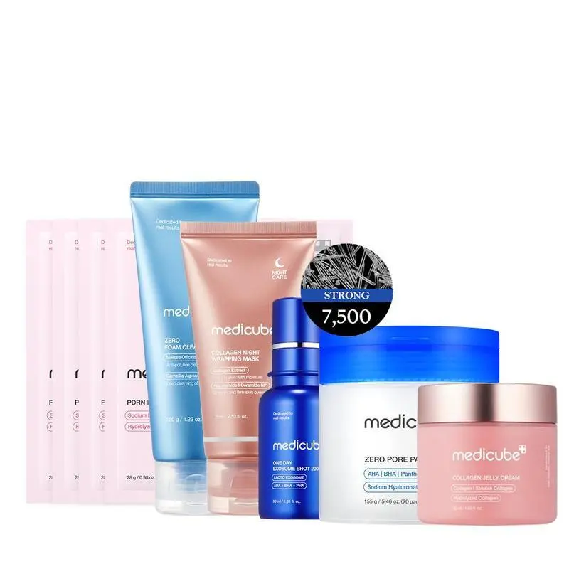 [medicube Official] Affordable Glow 7-Day Skincare Set for Skin Renewal