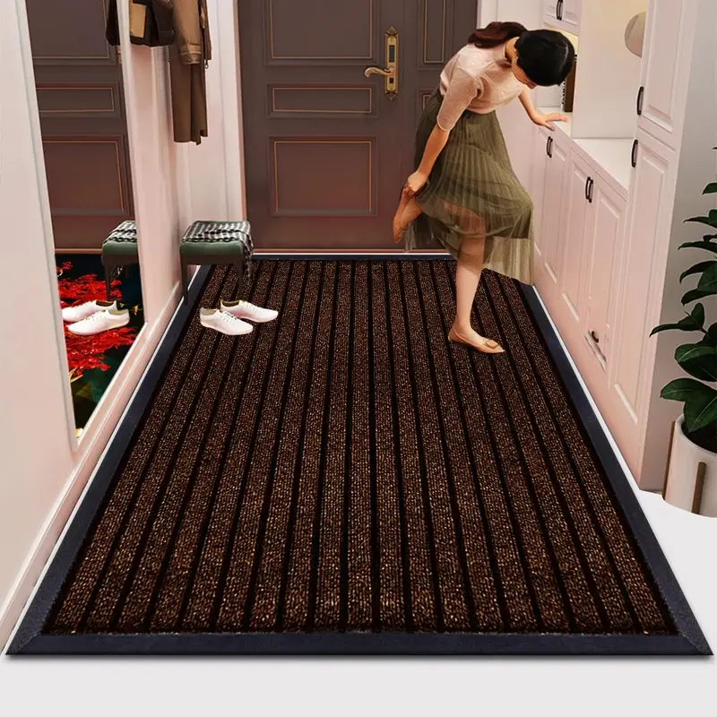 Non Slip Heavy Duty Rubber Barrier Mat Hall Hallway Kitchen Runner Rug Door Mats 4
