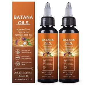 Natural Pure Batana Oil, Rosemary Hair Strengthening Oil for Dry & Damaged Hair, Strengthens Hair, Thicker Stronger Hair, Moisturizing Haircare Scalp Care Product for Men & Women, Hair Care Supplement, Biotin Rosemary