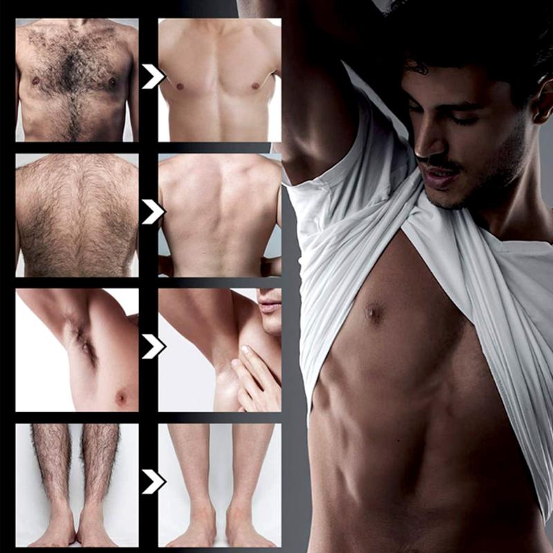 Product Introduction of Men's Hair Removal Cream – Dry & Gentle Moisturizing Skin Body Care Coconut Smooth Wax 23