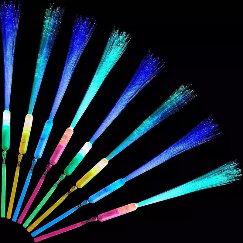 Product Introduction of 10Pcs Flashing Glow Sticks LED Wands Party Rave Light Up Sticks Kids Toys UK 3