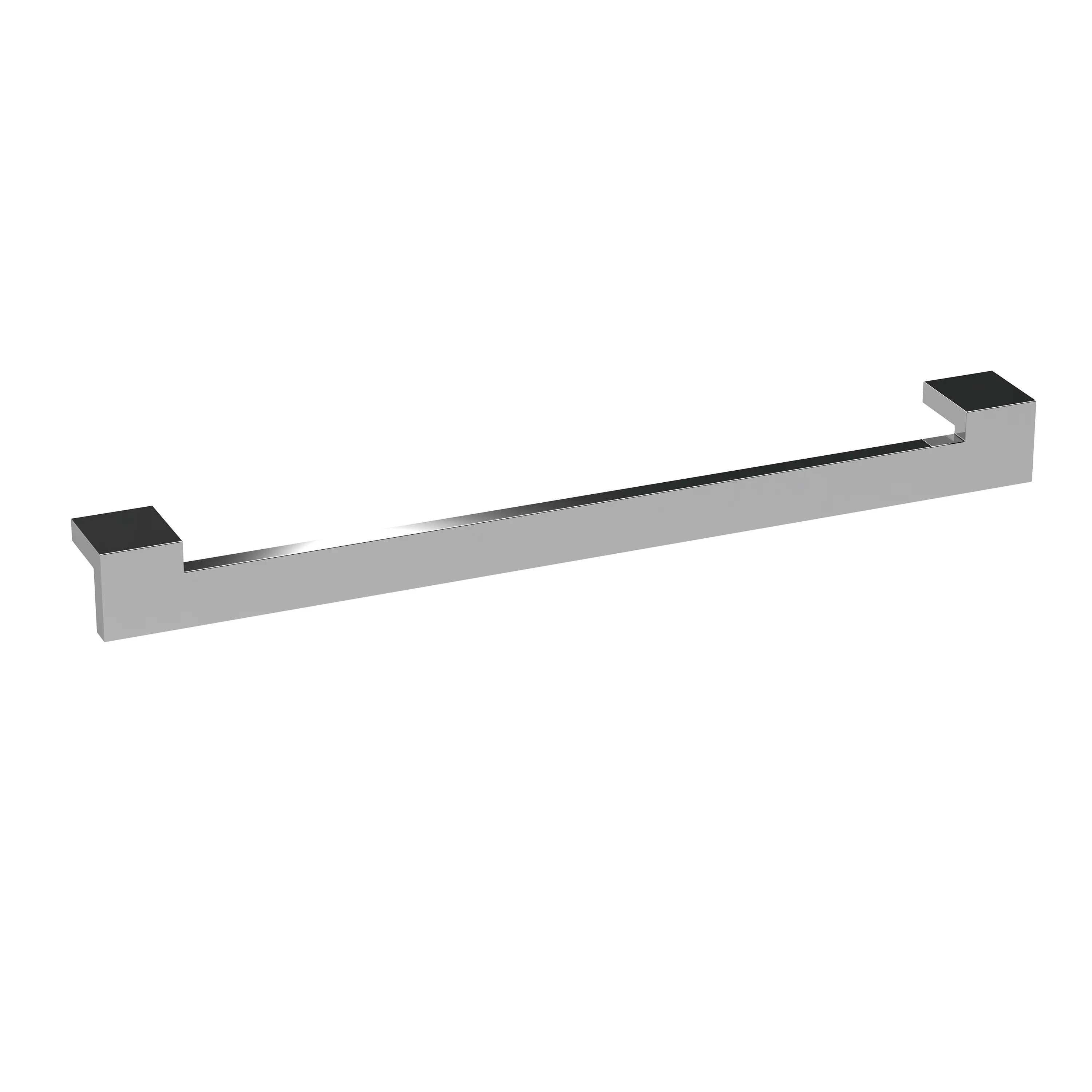 Square Drop Handle, 343mm (320mm Centres) - Chrome