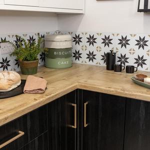 Dc fix RIBBECK OAK Sticky Back Plastic, Self Adhesive Vinyl, Kitchen Wrap for DIY Projects