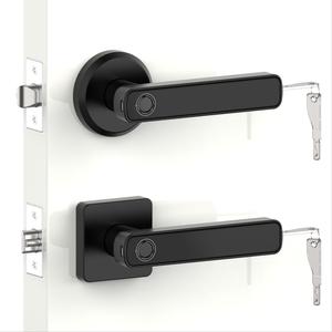 Metallic Fingerprint Smart Lock, Keyless Entry Door Lock, Multi-application Electric Door Lock, Suitable for Home Office