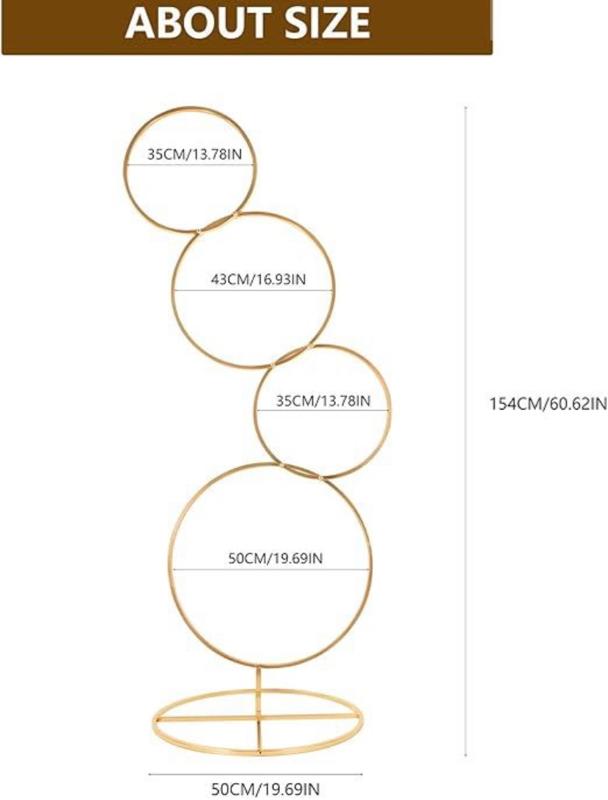 Product Introduction of Round Bubble Tier Metal Frame for Decorative Photos 6