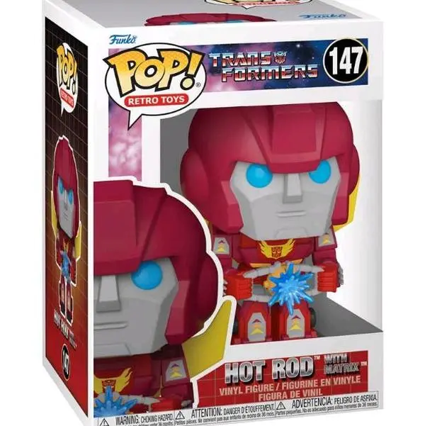 Funko Pop Transformers Hot Rod Figure - Classic & Novelty Toy