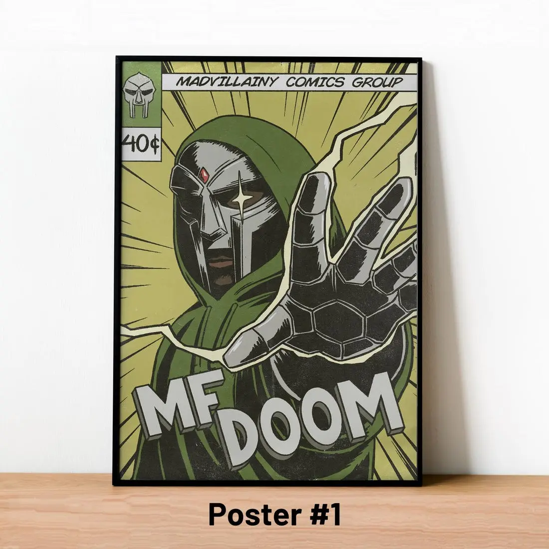 Mf Doom Wall Art Retro Music Poster, Decor Home Decor, Wall Art Print