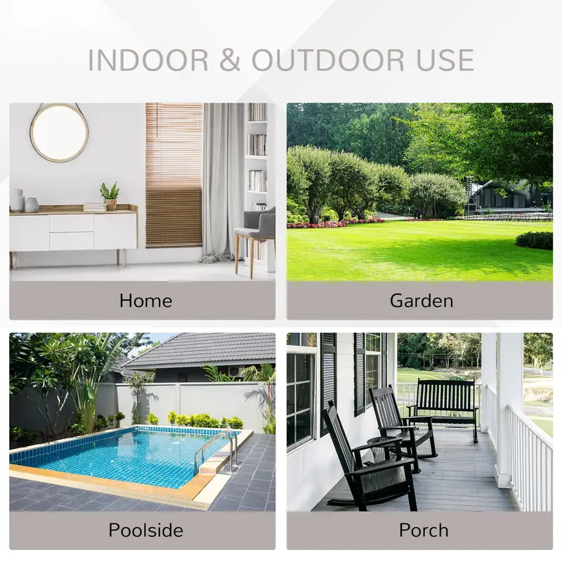 Outdoor Patio Furniture Single Rattan Sofa Chair Padded Cushion All Weather for Garden Poolside Balcony Deep Grey 6