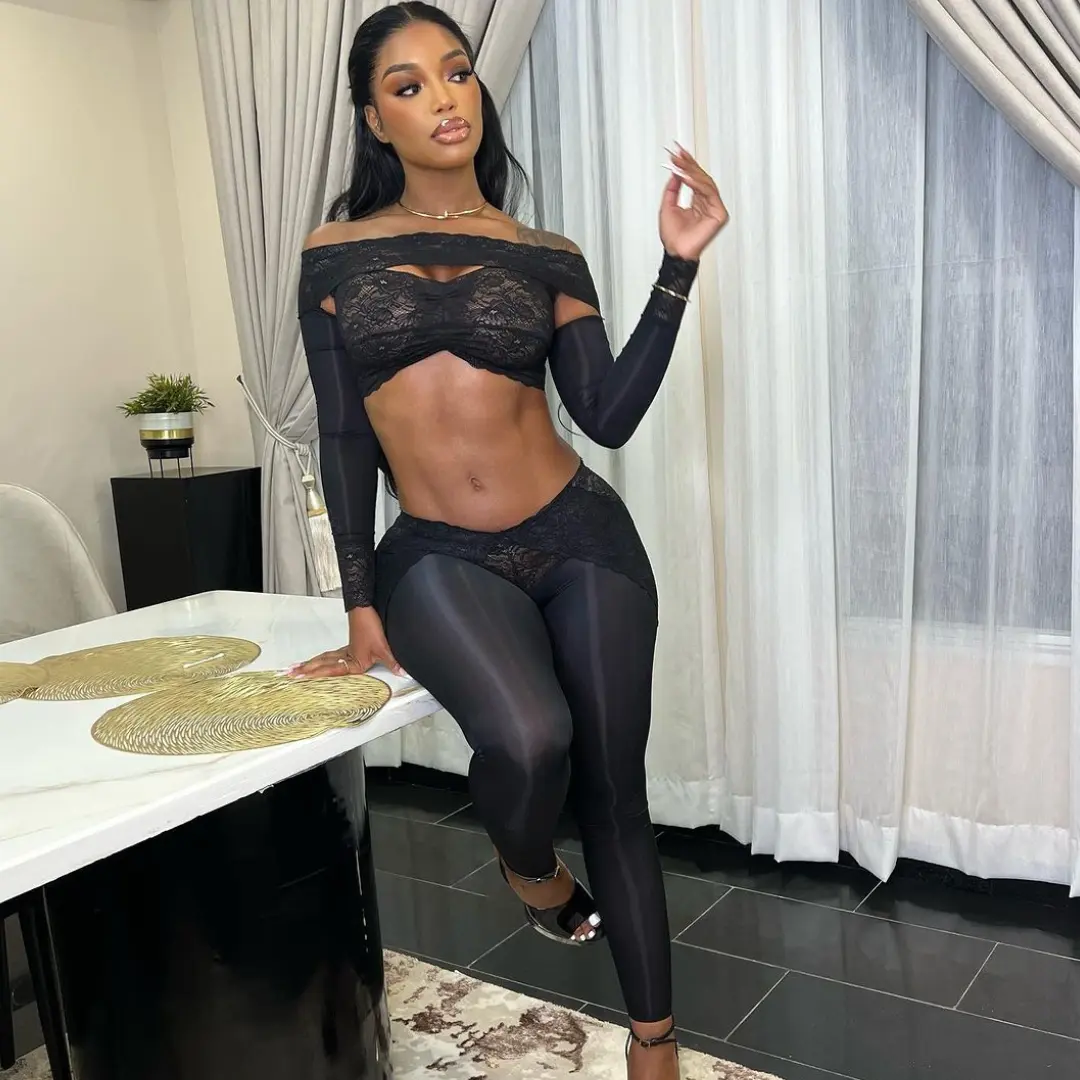 Lace Trousers Set
