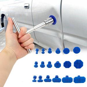 Car Dent Puller Repair Tool (1 Set), Including 1Count T-type Puller & 18pcs Gaskets, Universal Car Body Repair Tool