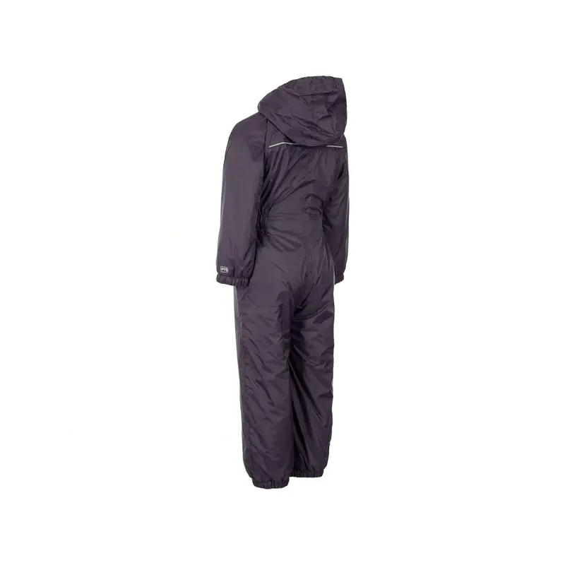 Trespass Babies Button Rain Suit (Dark Grey) 1