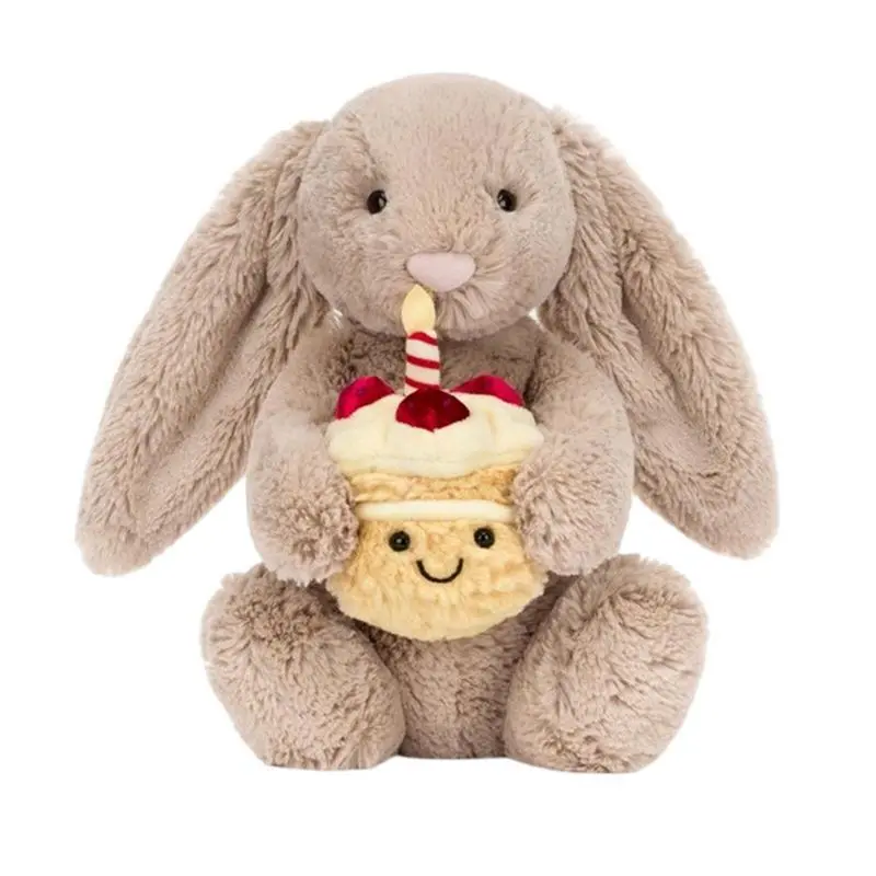 Jellycat Bashful Beige Bunny Plush - Perfect Birthday Gift & Easter Surprise for Kids