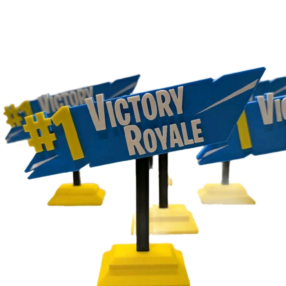 High Quality Fortnite Victory Royale Plaque Trophy Memorabilia