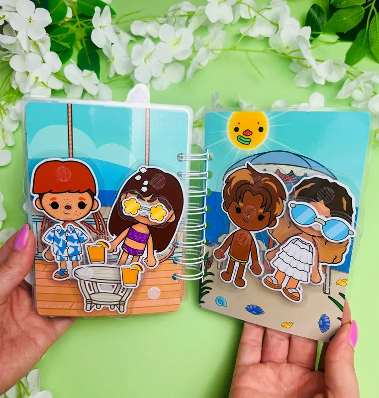 Toca Boca mini2 or Dream house and panda park. Game: Adventure Toy Figure Set for Imaginative Play, Arts & Crafts, Pretend Play, Activity Books? summer hause sticky book 8