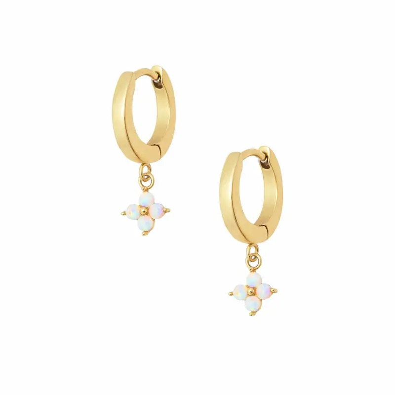 Milos Opal Hoop Earrings 0