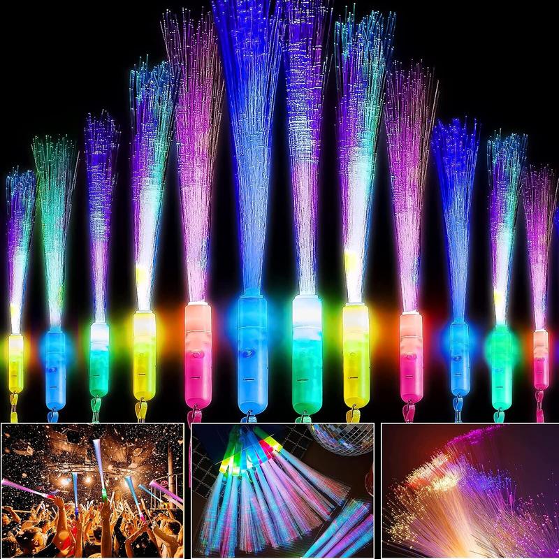 Product Introduction of 10Pcs Flashing Glow Sticks LED Wands Party Rave Light Up Sticks Kids Toys UK 7