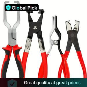 Professional Hose Clamp Kit(9pcs), Fuel Line Disconnecting and Dismounting Tool Set for Automotive Maintenance, Fuel Line Pliers, Hand Tools, Heavy Duty, Industrial, Combination Pliers, Multipurpose Plier Set