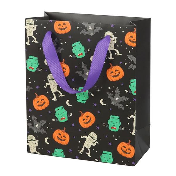 23cm Medium Monster Mash Print Gift Bag for Office Supplies and Gifts 3