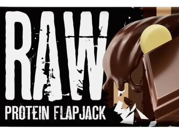 Warrior Raw Protein Flapjacks - Low Sugar, High in Fibre ADouble Chocolate) - Pack of 12 Bars x 75g Each - Snack, Dessert 5