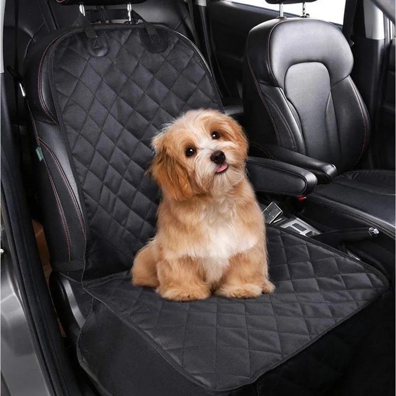 Universal 2 in 1 Dog Car Seat Hammock Cover Waterproof Pet Protector Transporter Safety Travel Basket For Large Medium Dogs Cats 2