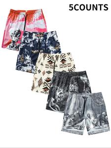 Men's Regular Fit Beach Shorts, Casual Comfy Swim Shorts for Summer, Men's Shorts for Beach Vacation