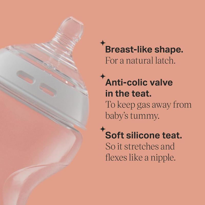Natural Start Anti-Colic Baby Bottle, 150 ml, 0+ months, Slow Flow Breast-Like Teat for a Natural Latch, Anti-Colic Valve, Self-Sterilising, Pack of 3 5