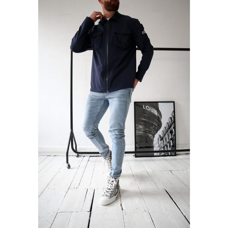 Capo BUTTON Jacket - Navy 7