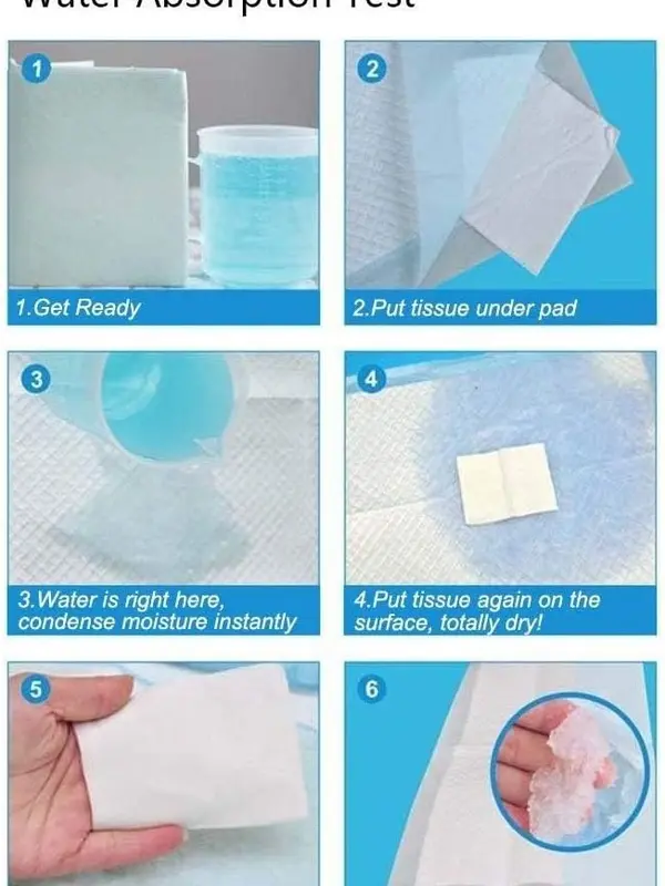 60 x 90cm Premium Incontinence Bed Pads - 1400ml - Disposable Absorbing Sheets (25 Count) 3