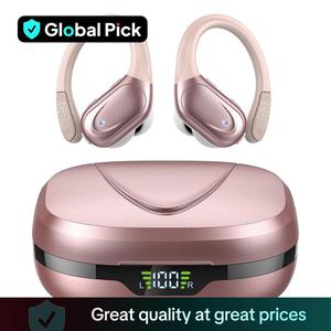 Wireless BT Headphones, Audio Stereo Sound BT 5.3 Ear Hook Gaming Headset Earphones, Portable Waterproof Sports Bluetooth-compatible Earphones Earbuds, Earcuff Earphones, Connection, Electronic