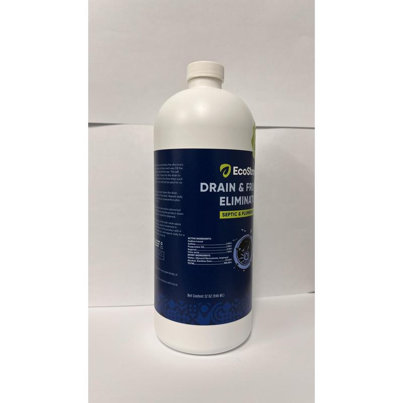 Fruit Fly Drain Treatment | Drain Fly Eliminator | All-Natural, Eliminates Gnats, Sewer Flies and More - Works in All Drains - 32 Fl Oz 1